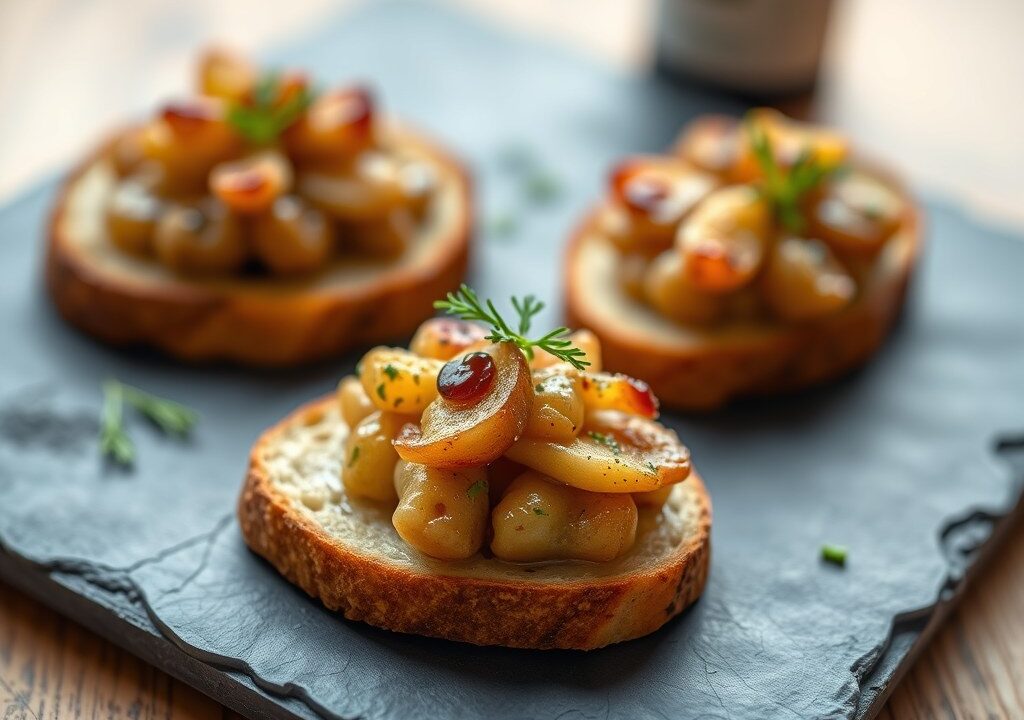 Crostini di fegatini, AI-gegenereerde illustratie