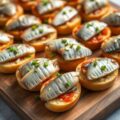 Crostini met sardines (16 stuks)