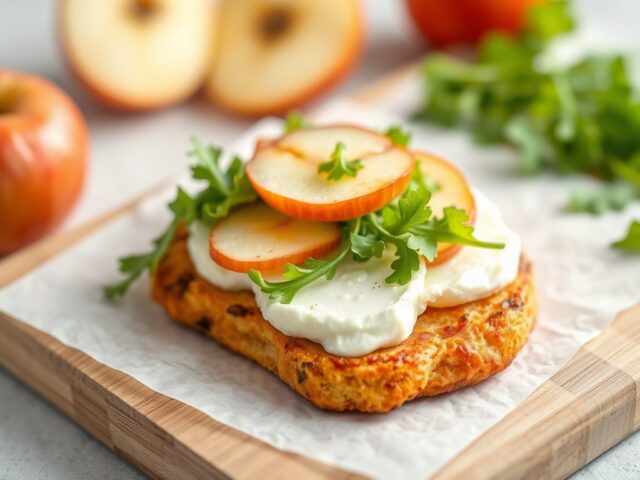 Croustillant pomme-camembert (kaas-appelkrokantje)