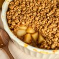Crumble van granny smith met gember