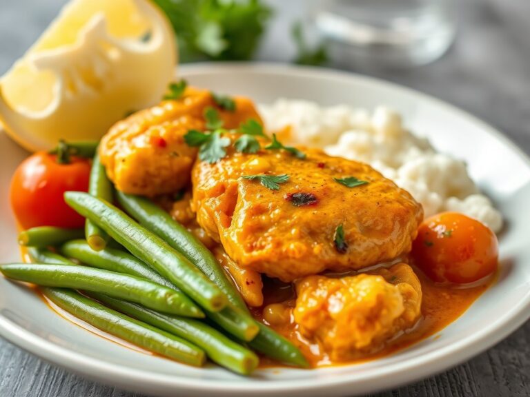 Currykip met Groente