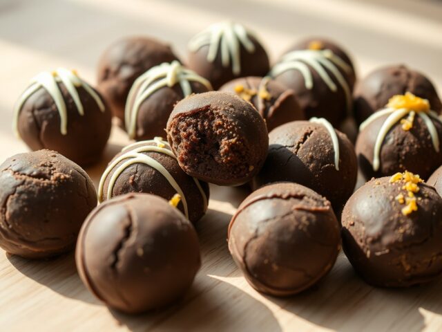 Dadelamandel-truffels