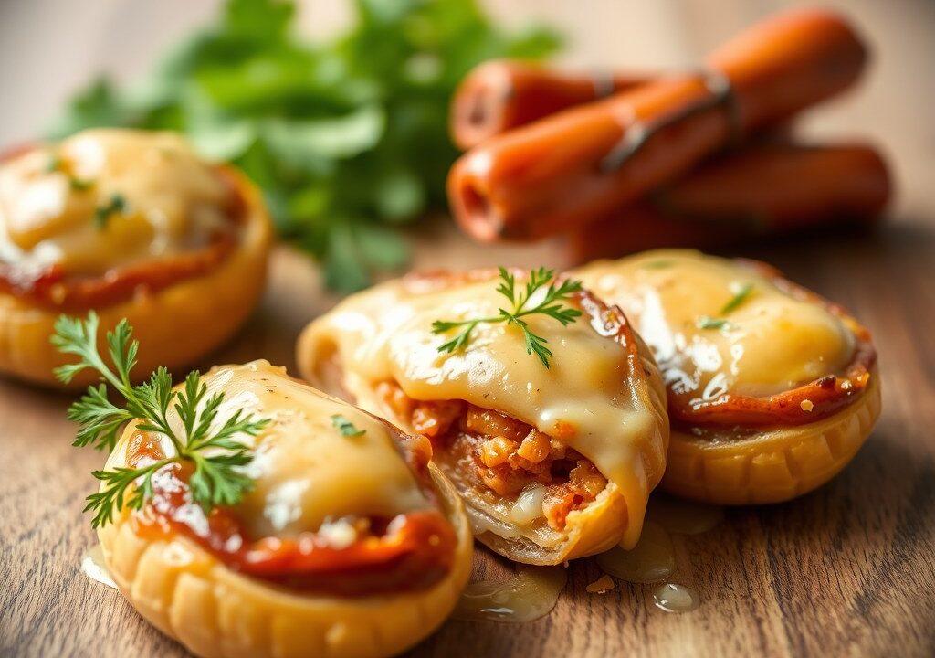 Dadels gevuld met chorizo — AI-gegenereerde illustratie