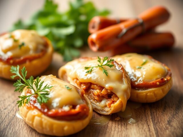 Dadels gevuld met chorizo — AI-gegenereerde illustratie