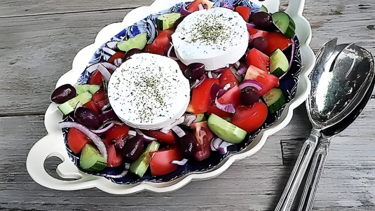 De echte Griekse salade (basisrecept)