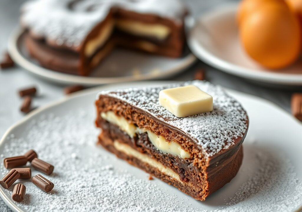De echte Weense Sachertorte, AI-gegenereerde illustratie