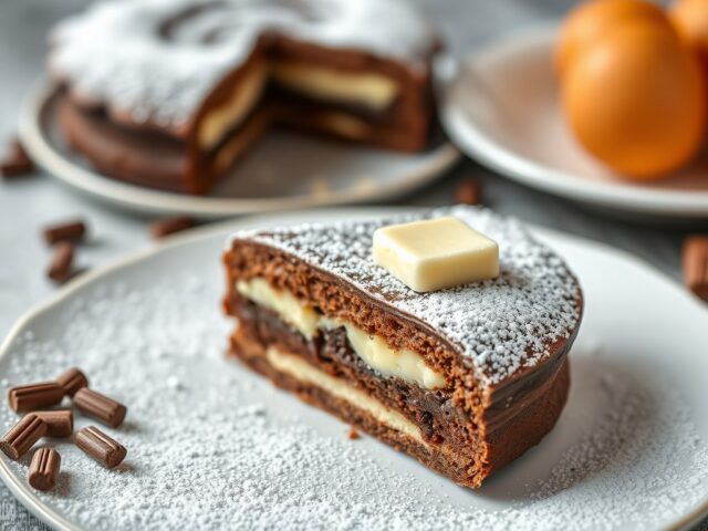 De echte Weense Sachertorte β AI-gegenereerde illustratie