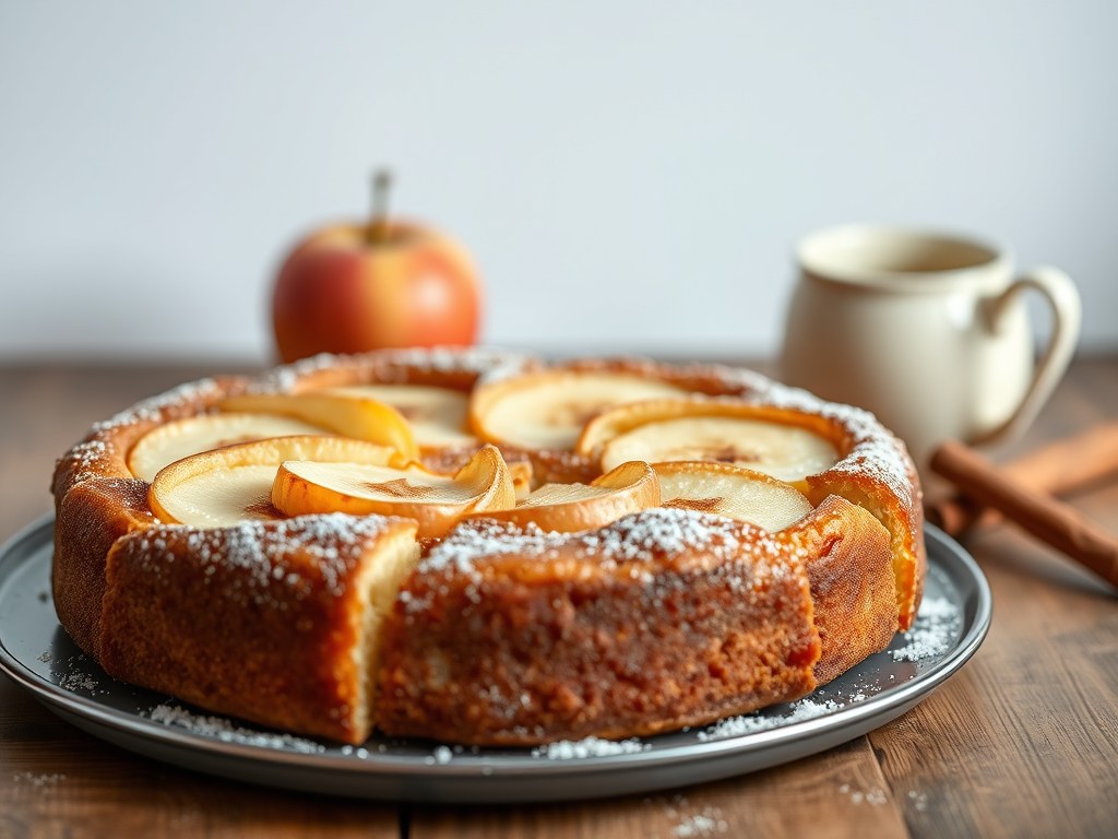 Deense appeltaart, AI-gegenereerde illustratie
