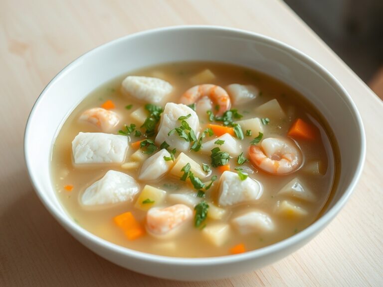 Deense vissoep (Dansk fiskesuppe)