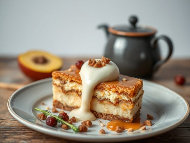Dendermondse vlaai — AI-gegenereerde illustratie