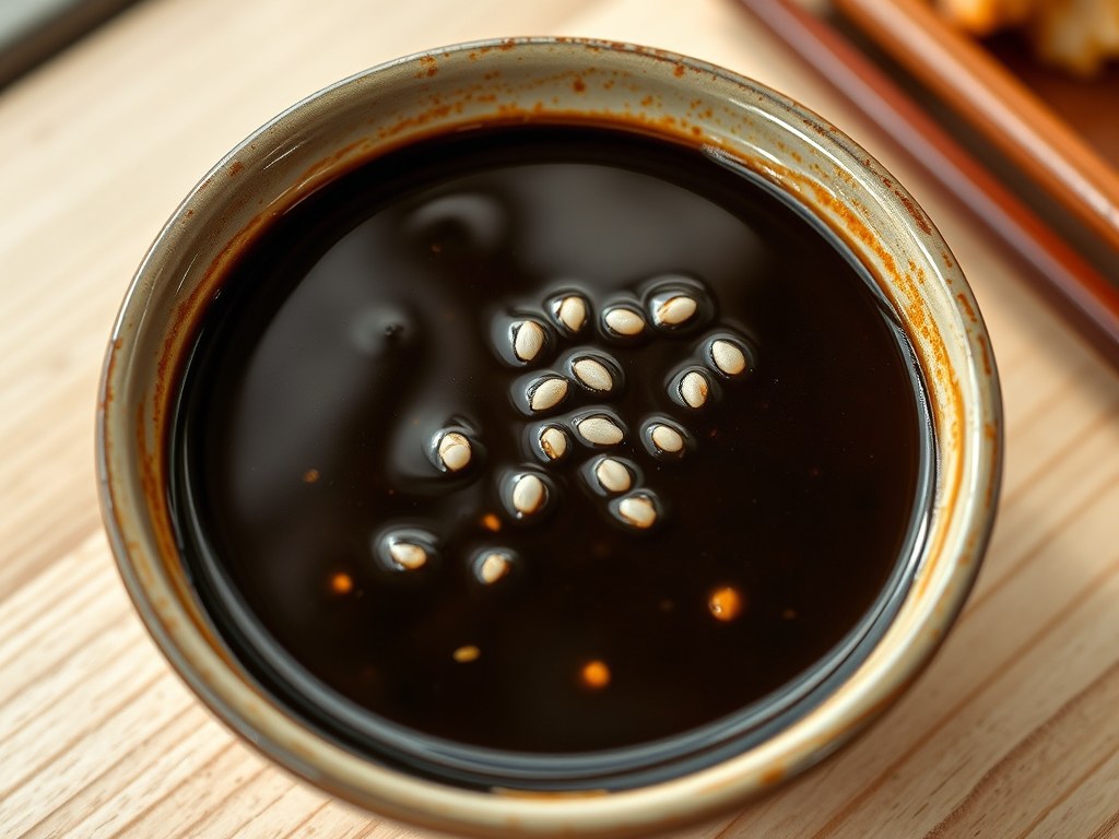 Dipsaus voor Tempura Gerechten, AI-gegenereerde illustratie
