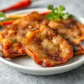Doorzichtige krokante bieflapjes