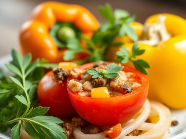 Drie groenten met tapenade
