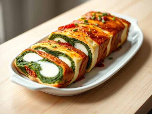 Drie kleuren eierterrine