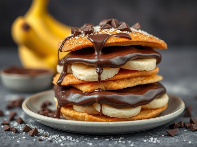 Dubbeldekker choco-banaan