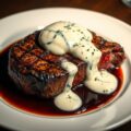 Dudley steak met Shropshire Blue