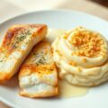 Duo van vis met parmentier van witloof