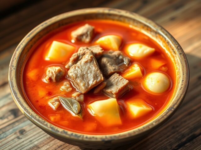 Echte Hongaarse Gulyasleves ( Goulash)
