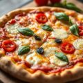 Echte Napolitaanse pizza — AI-gegenereerde illustratie