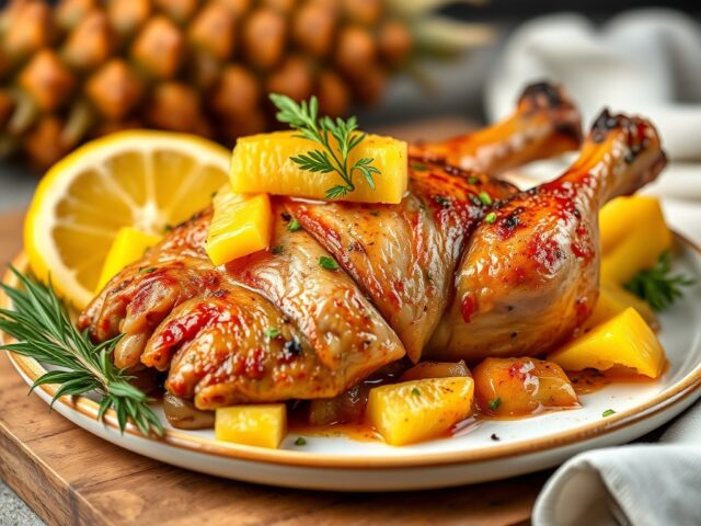 Eend met Ananas