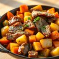 Eend met worteltjes uit de wok