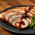 Eendenborst in confiture met balsamico saus