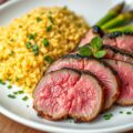 Eendenborstfilet met asperges