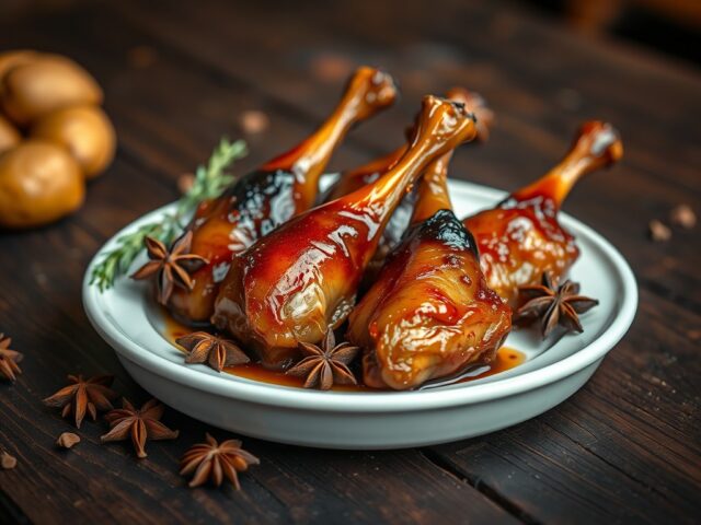 Eendenconfijtsel variatie (Confit de Canard)