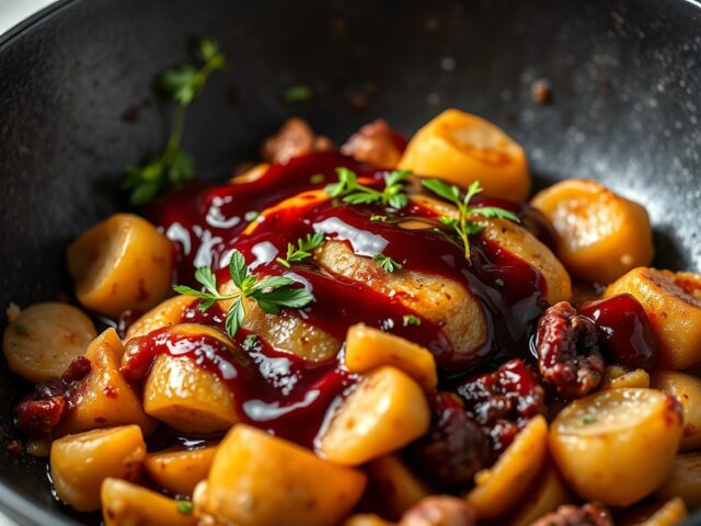 Eendenpaté met portsiroop