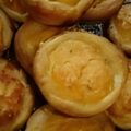 Eenpersoons hartige taartjes met bacon en uien (zonder kaas)