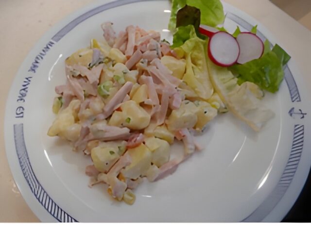 Eenvoudige aardappelsalade