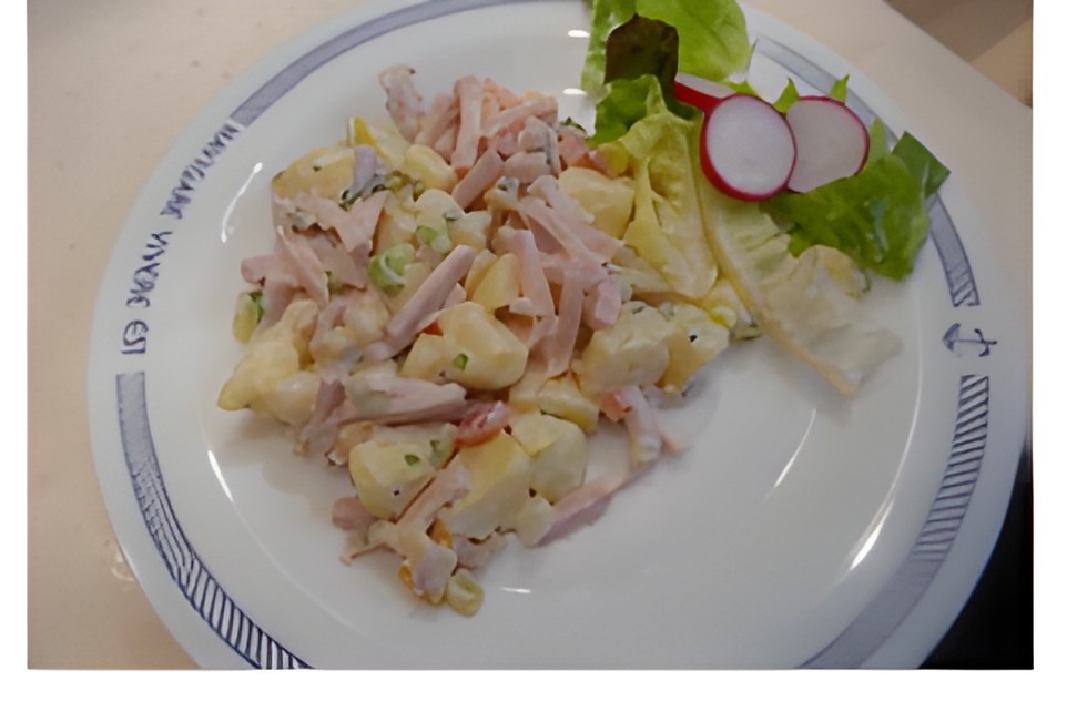 Eenvoudige aardappelsalade