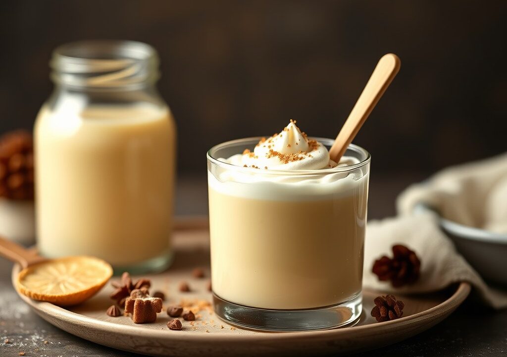 Eggnog, AI-gegenereerde illustratie