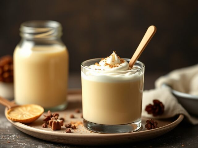 Eggnog — AI-gegenereerde illustratie