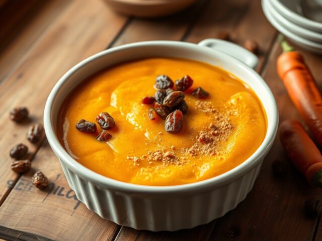 Egyptische bataat pudding