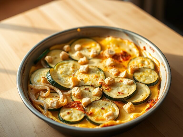 Eier-courgetteschotel