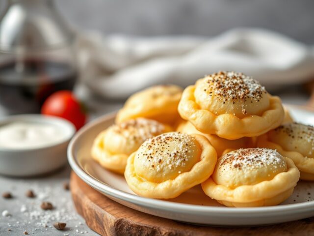 Eier-poffertjes — AI-gegenereerde illustratie