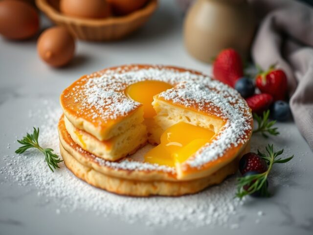 Eiercake (Eksi koekoe) — AI-gegenereerde illustratie