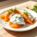 Eieren in gerookte zalm