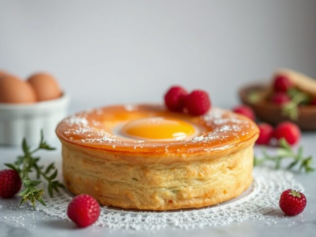 Eierkoek — AI-gegenereerde illustratie