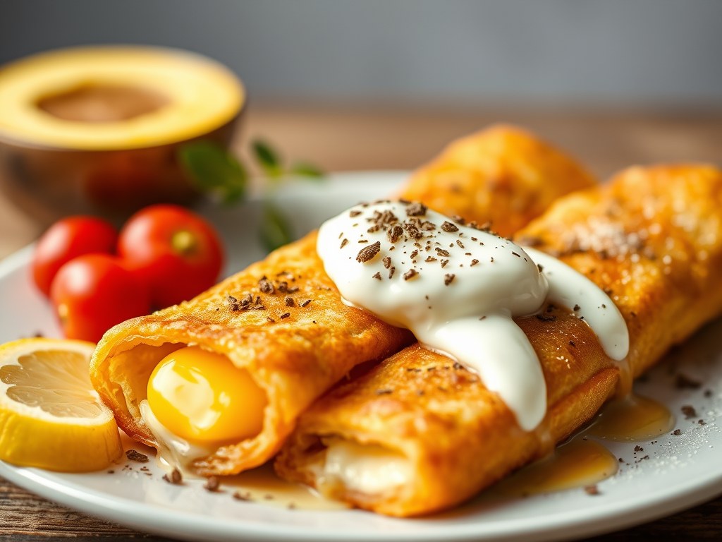 eierkroketten, AI-gegenereerde illustratie