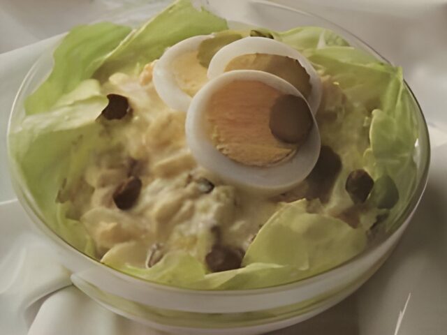 Eiersalade met kappertjes
