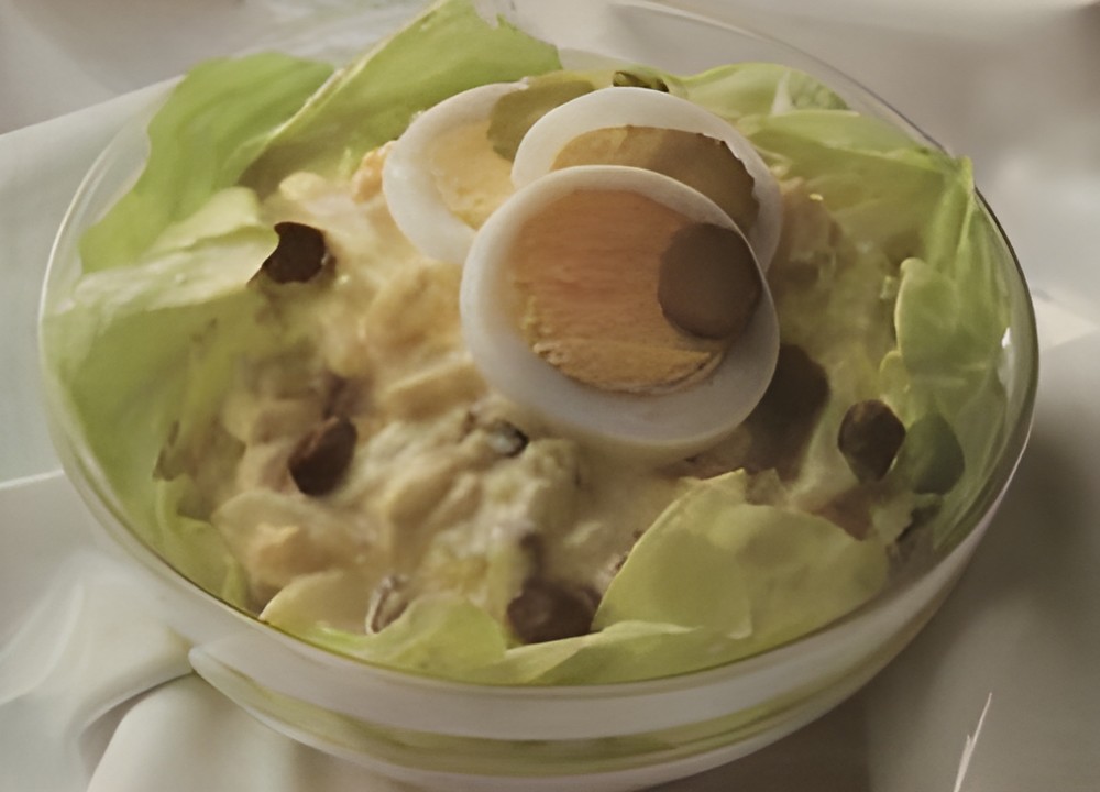 Eiersalade met kappertjes
