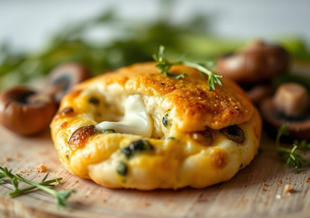 Eiersouffle uit de oven, AI-gegenereerde illustratie
