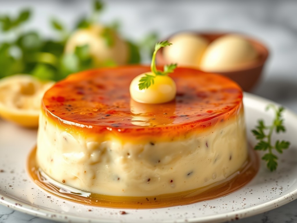 Eierterrine, AI-gegenereerde illustratie