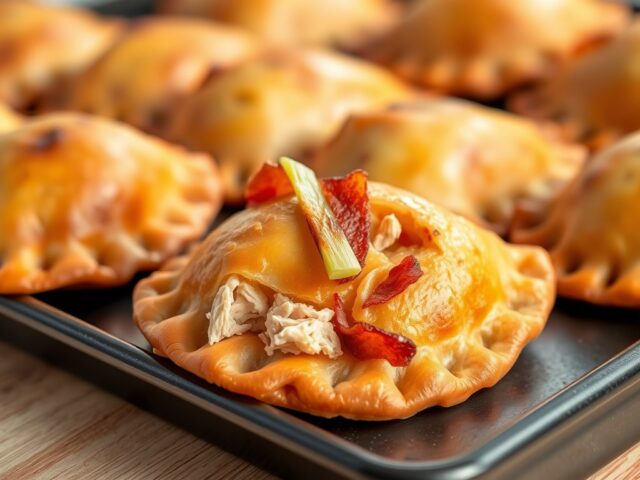 Empanada’s lip uit de oven
