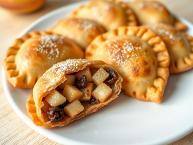 Empanadas de Vainilla y Pasas de Uvas