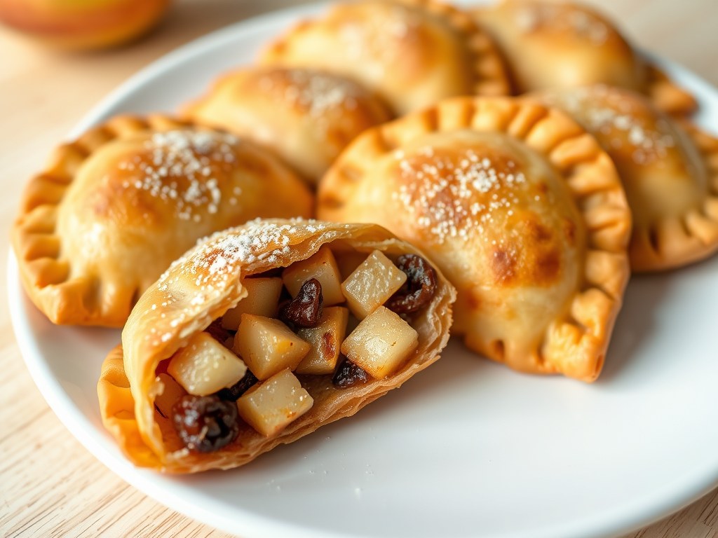 Empanadas de Vainilla y Pasas de Uvas, AI-gegenereerde illustratie