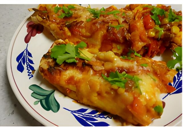 Enchiladas met pit…..