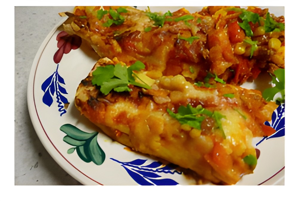 Enchiladas met pit…..